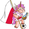Polen Party Einhorn