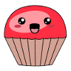 sweet red muffin