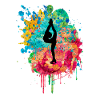 Figure skating PopArt
