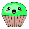 sweet green muffin