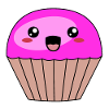 sweet purple muffin