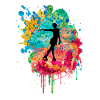Figure skating PopArt