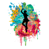 Figure skating PopArt