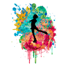 Figure skating PopArt
