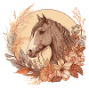 Pferd Boho