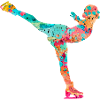 Figure skating PopArt