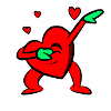 My heart dab