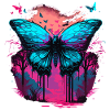 Vaporwave Dreams Butterfly