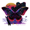 Retro Vibe Butterfly