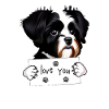 Havanese Dog Funny Stalker Cartoon