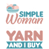 Handmade knitting funny knitting saying