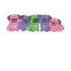 Trigender Flag Pug Pride LGBTQ søde hunde