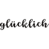 glücklich