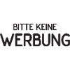 Bitte keine Werbung