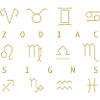 ZODIAC SIGNS PRINT