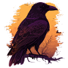 Watchful Crow