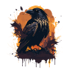 Silent Watcher Crow