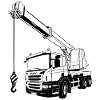 Voiture-grue - Grue - Camion-grue - Camion-grue