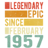 Birthday February 1957 Legendary Epic