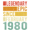 Birthday February 1980 Legendary epic