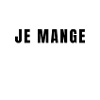 Je mange pour 2