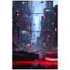 futuristic city Science Fiction Dystopian