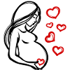 Coeur Grossesse Bébé Ventre Déclaration Enceinte