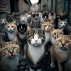 Katze Straße