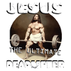 Jesus The Ultimate Deadlifter Christian Gym Funny