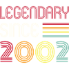 Birthday Legendary Since 2002