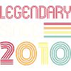 Birthday Legendary Since 2010