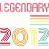 Anniversaire légendaire depuis 2012