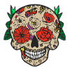 Flowery skull