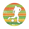 Fußballdesign Fußballspieler Fußballmannschaft