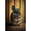 Chinchilla Realistic Animal