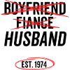 Boyfriend Fiancé Husband Est 1974