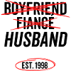 Boyfriend Fiancé Husband Est 1998