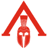 Red Spartan symbol