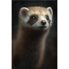 furet mignon portrait