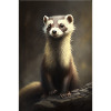 furet mignon portrait