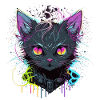 Cool Cat Illustration