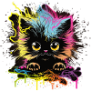 Bunte Katze