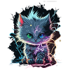 Powerful kitten