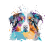 Australian Shepherd Dogs Mistress Master