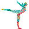 Gymnastics, Athletics, Gymnastics PopArt