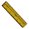Ruler from elementary school.