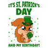 Squirrel Clover St. Patrick's Day