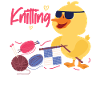 Knitting Wrinkled Chicken Girl