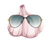 Garlic with shades