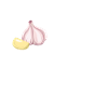 Funny garlic lover motif
